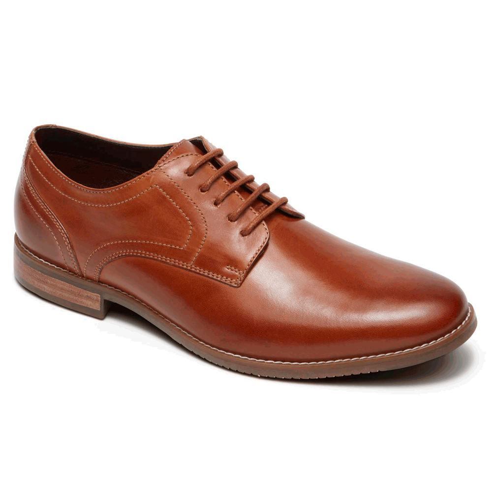 Oxfords Rockport Homem Marrom - Style Purpose Plain Toe - 36470FICT